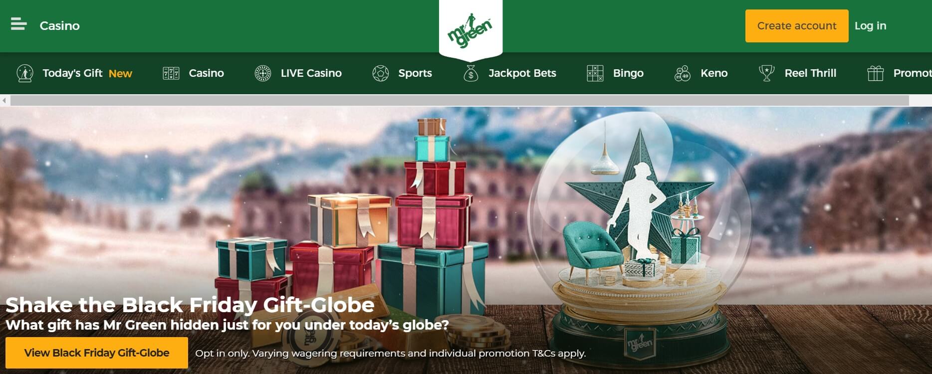 mr green casino christmas promotions