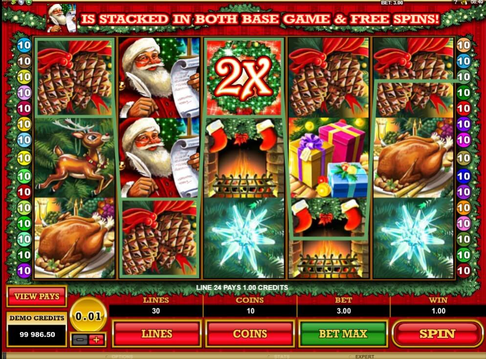 deck the halls slot review